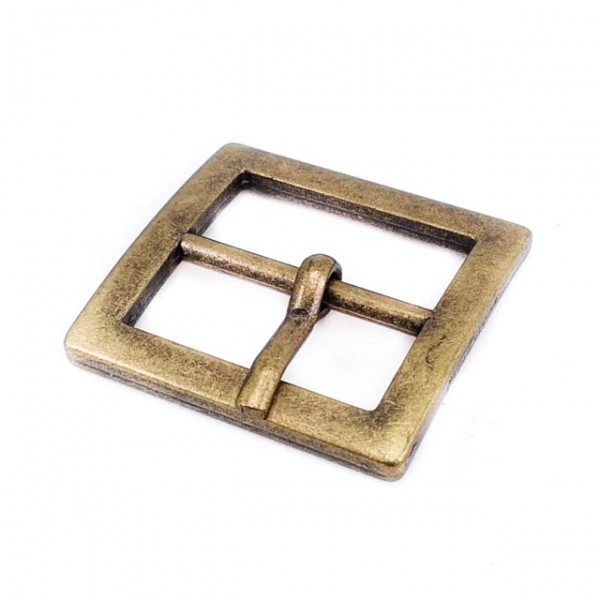 Rectangular belt buckle - metal 22 mm E 2047