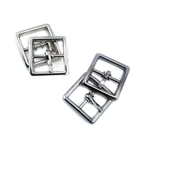 Rectangular metal buckle 16 mm E 2119