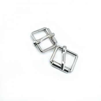 PACK 10 pcs 20mm 3/4" inch Rectangle Center Heel Bar Metal Buckle for Belt Strap 