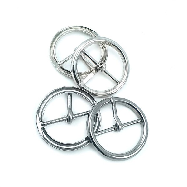 18 mm Center Bar Ring Buckle E 2130