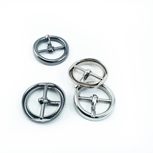 18 mm Center Bar Ring Buckle E 2130