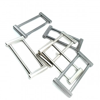 40 mm Thick edged metal frame buckle E 2140