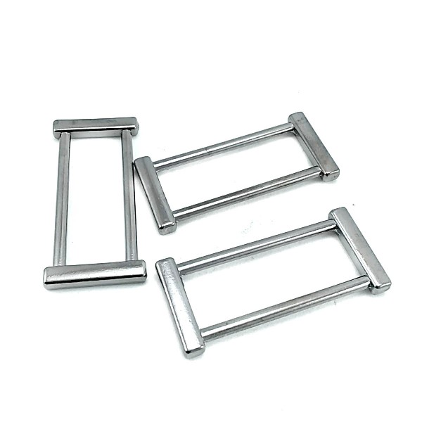 40 mm Thick edged metal frame buckle E 2140