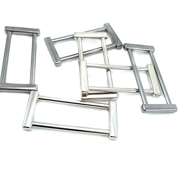 40 mm Thick edged metal frame buckle E 2140