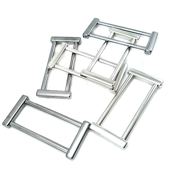 40 mm Thick edged metal frame buckle E 2140