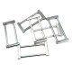 40 mm Thick edged metal frame buckle E 2140