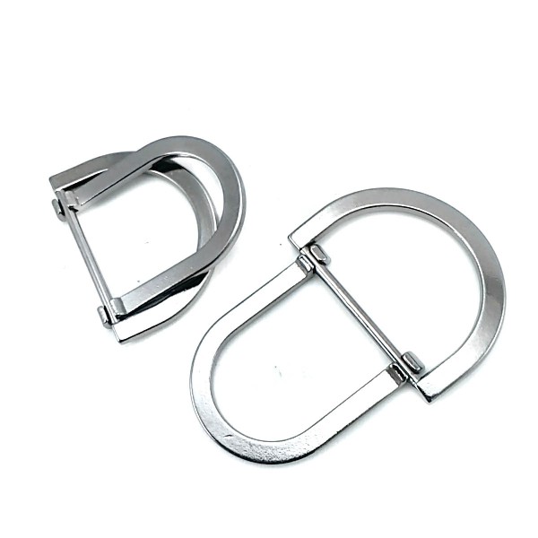 23 mm Double Ring D Buckle Metal Adjuster and Belt Buckle E 2145