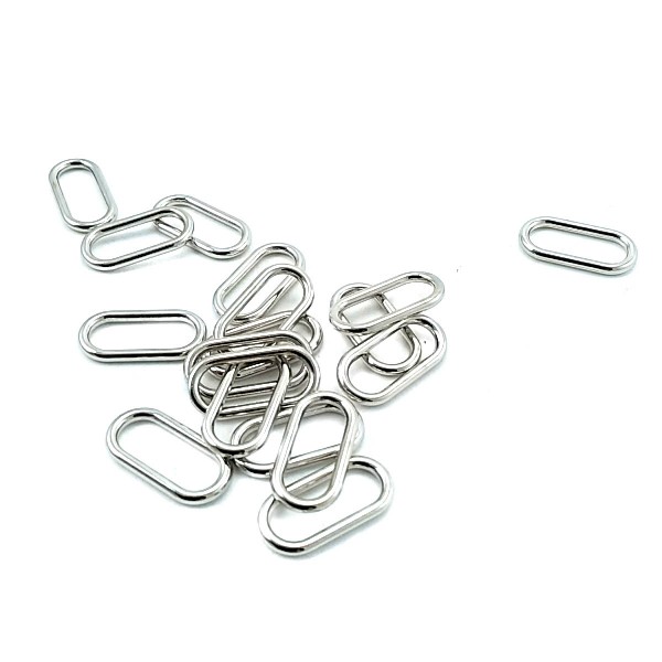 16 x 6 mm Rectangular Metal Buckle E 2158