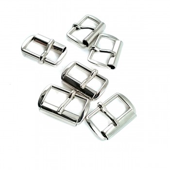 2 cm Single Prong Strap Buckle Metal E 2177