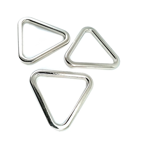 3,5 cm Triangle Ring - Metal Frame Buckle E 2179