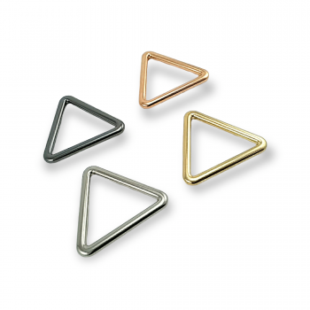 3 cm Triangle Ring - Metal Frame Buckle E 2180