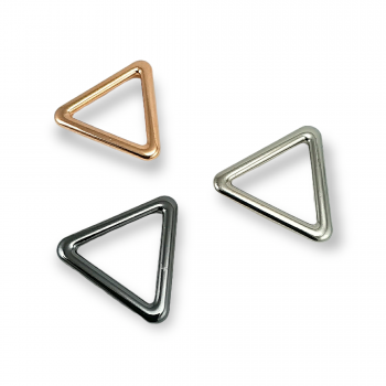 2 cm Triangle Ring - Metal Frame Buckle E 2181