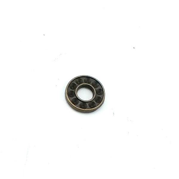 7 mm Ring Shaped Pyramid Metal Frame Buckle E 34