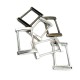 33 mm Thick edged frame - metal frame buckle E 466