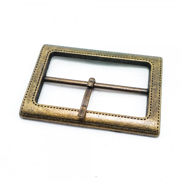 60 mm Rectangular Buckle - Zinc Alloy Buckle E 481