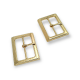 32 mm Rectangular Metal Center Bar Buckle  E 483