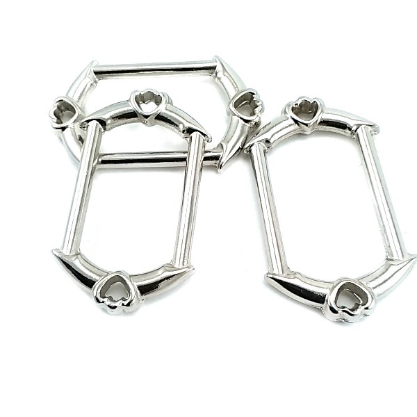 Heart Charm Frame Buckle 30 mm E 567