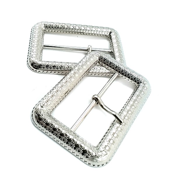 Rectangular Zinc Alloy Metal Buckle 50 mm E 568