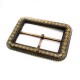 Rectangular Zinc Alloy Metal Buckle 50 mm E 568