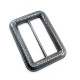 Rectangular Zinc Alloy Metal Buckle 50 mm E 568