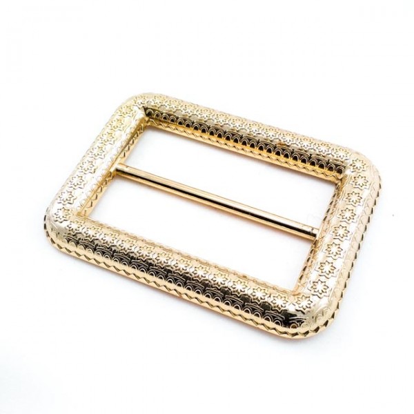 Rectangular Zinc Alloy Metal Buckle 50 mm E 568