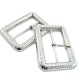 Rectangular Zinc Alloy Metal Buckle 50 mm E 568