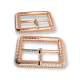 Rectangular Zinc Alloy Metal Buckle 50 mm E 568