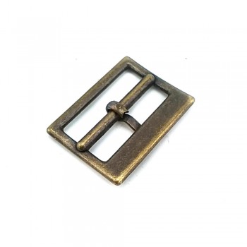 2.5 cm Rectangle Center Bar Buckle Belt and Bag Buckle E 628