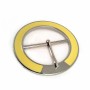 48 mm Oval Buckle Enamel Pastel Color Oval Center Bar Buckle E 724