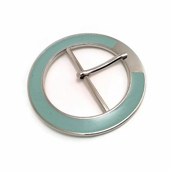 48 mm Oval Toka Mineli Pastel renk Dilli Oval Zamak Toka E 724