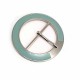 Circle  Metal Simple Buckle - Zinc Alloy Metal 48mm E 724