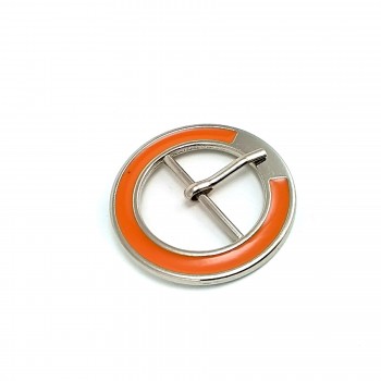 28 mm Center Bar Ring Clasp Metal Enamel Buckle E 725 MN