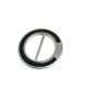 28 mm Center Bar Ring Clasp Metal Enamel Buckle E 725 MN