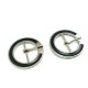 28 mm Center Bar Ring Clasp Metal Enamel Buckle E 725 MN