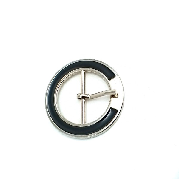 28 mm Center Bar Ring Clasp Metal Enamel Buckle E 725 MN