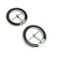 28 mm Center Bar Ring Clasp Metal Enamel Buckle E 725 MN