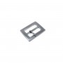 25 mm Rectangular metal plain buckle E 799