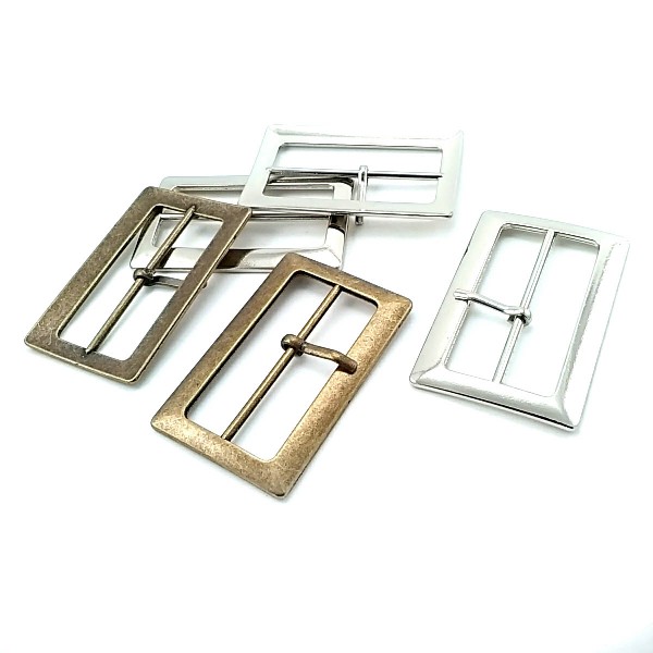 5 cm Rectangular Center Bar Metal Buckle  E 970