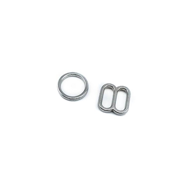 7 mm Bra Strap Adjustment Buckle and Ring E 2039
