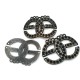 57 mm Stone Metal Accessory Buckle E 987