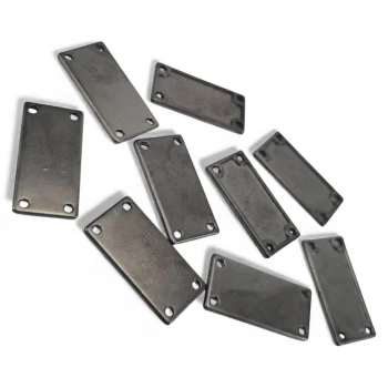 4 Hole Metal Plate – Label Connection Plate 22 mm x 11 mm E 1745