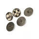 slightly wavy shiny Footed Button, Jacket Button 20 mm - 32 size E 1966