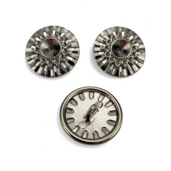 Footed button Enameled Jacket Button 22 mm - 34 size E 2065