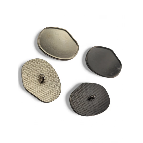 Footed button Oval Form Jacket Button 30 mm x 22.5 mm - 45 size E 2102