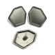 Footed button Pentagonal Shaped Jacket Button 28 mm x 22 mm - 44 size E 2139