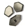 Footed button Pentagonal Shaped Jacket Button 28 mm x 22 mm - 44 size E 2139
