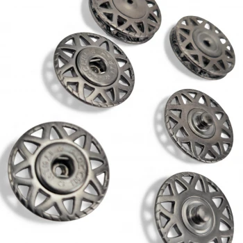 Star patterned 25 mm 40 Size Snap Fastener E 2226