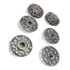 Star patterned 25 mm 40 Size Snap Fastener E 2226