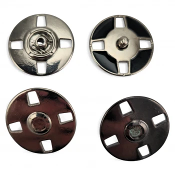 Dekoratif Kapaklı 4 Delikli Dikişli Çıtçıt 24 mm E 2240