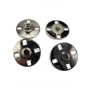 Decorative Covered 4 Hole Sewn Snap Fastener 24 mm E 2240